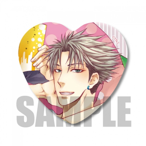 グッズ バッチ 酷くしないで ハート缶バッジ 真矢 秀幸 アニメイト グッズ バッチ 酷くしないで ハート缶バッジ 真矢 秀幸 アニメイト