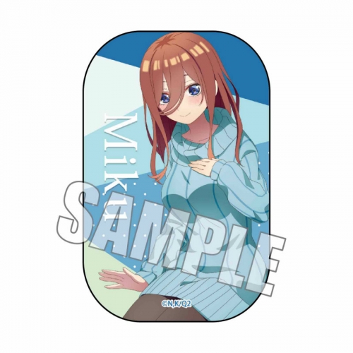 グッズ バッチ 五等分の花嫁 スクエア缶バッジ 中野 三玖 ひざまくらver アニメイト先行販売分 アニメイト