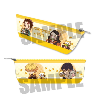 【グッズ-ペンケース】鬼滅の刃×ラスカル ボートペンポーチ 第二弾/A