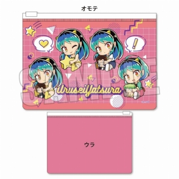 グッズ-ポーチ】うる星やつら フラットポーチ ラム(ぎゅぎゅっと 