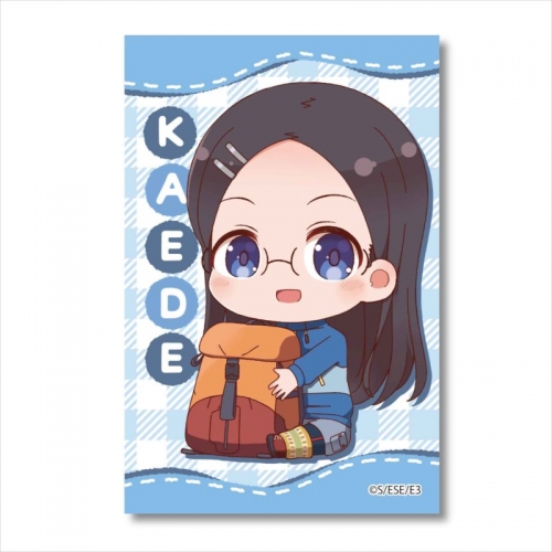 グッズ バッチ ヤマノススメ サードシーズン ぎゅぎゅっとbigスクエア缶バッチ かえで アニメイト