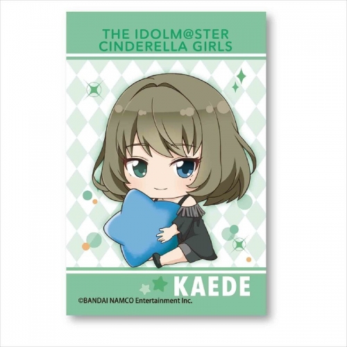 グッズ バッチ アイドルマスター シンデレラガールズ ぎゅぎゅっとbigスクエア缶バッチ 高垣 楓 アニメイト