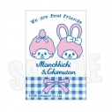 【グッズ-マグネット】モンチッチ&チムたん スクエアマグネット E【再販】の画像