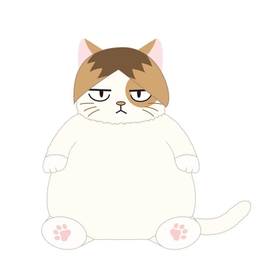 【グッズ-ぬいぐるみ】ハイキュー!! ねこ肯定感 ケンマネコ