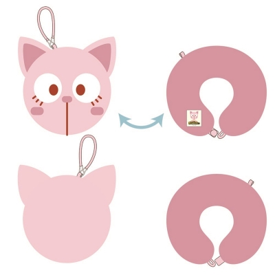 【グッズ-クッション】僕のヒーローアカデミア アニマルネックピロー オチャネコ