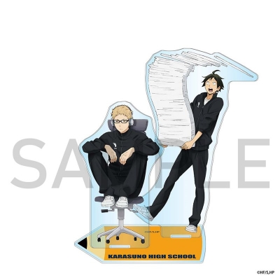 【グッズ-スタンドポップ】ハイキュー!! アクリルスタンド(制作現場風)月島・山口