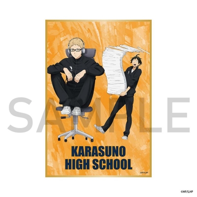 【グッズ-色紙】ハイキュー!! 色紙(制作現場風)月島・山口