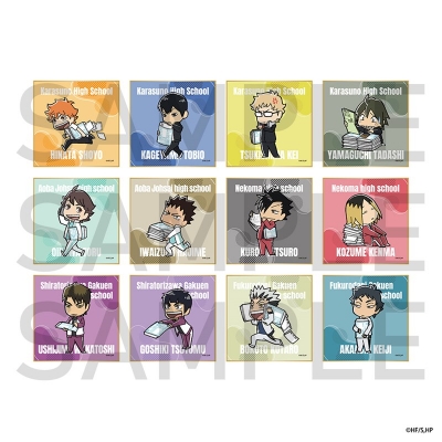 【グッズ-色紙】ハイキュー!! ランダムアクリルミニ色紙(制作現場風ミニキャラ)全12種 BOX