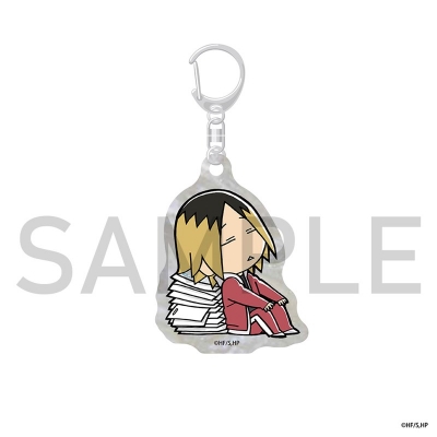 【グッズ-キーホルダー】ハイキュー!! マーブルアクリルキーホルダー(制作現場風ミニキャラ)孤爪研磨