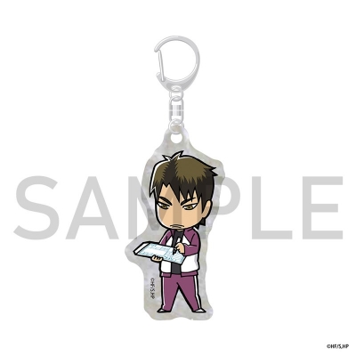 【グッズ-キーホルダー】ハイキュー!! マーブルアクリルキーホルダー(制作現場風ミニキャラ)牛島若利