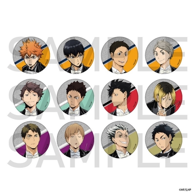 【グッズ-バッチ】ハイキュー!! ランダムグリッター缶バッジ(オーケストラ)全12種 BOX