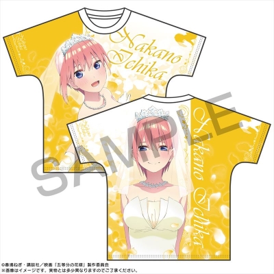 【グッズ-Tシャツ】映画「五等分の花嫁」 フルグラフィックTシャツ 中野一花 L