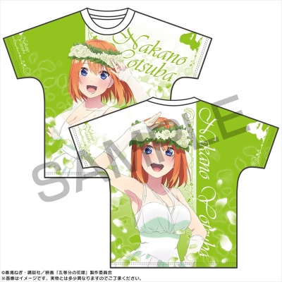 【グッズ-Tシャツ】映画「五等分の花嫁」 フルグラフィックTシャツ 中野四葉 L