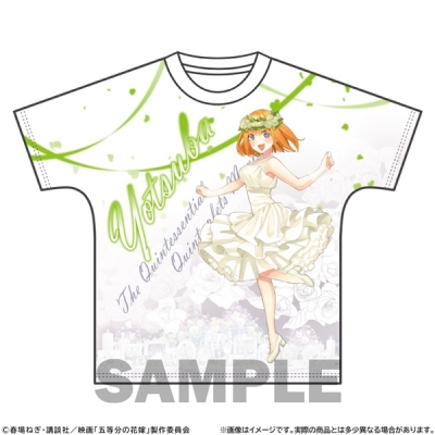【グッズ-Tシャツ】映画「五等分の花嫁」 フルグラフィックTシャツ エンディングVer. 中野四葉 L
