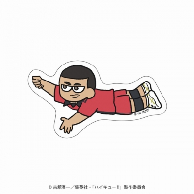 【グッズ-ステッカー】ハイキュー!! ジロリ ダイカットステッカー試合ver.(海信行)