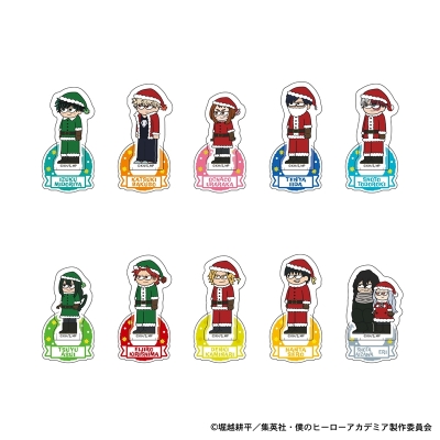 【グッズ-スタンドポップ】僕のヒーローアカデミア ジロリトレーディングミニアクリルスタンド-クリスマスver- (全10種)