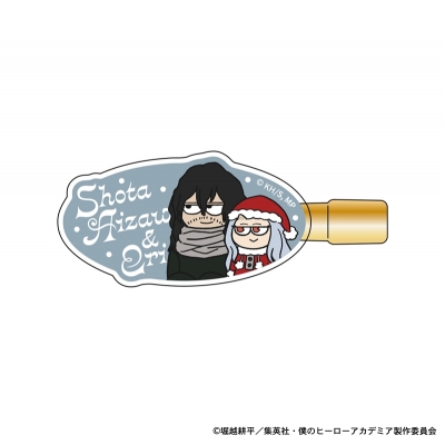 【グッズ-ヘアバンド】僕のヒーローアカデミア ジロリヘアクリップ-クリスマスver- (相澤&エリ)