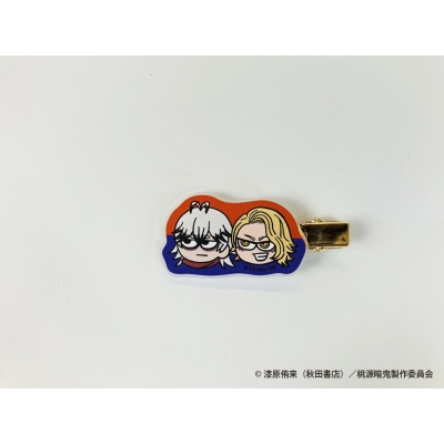 【グッズ-ヘアバンド】桃源暗鬼 ジロリ前髪クリップ ロクロ&水鶏