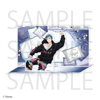 【グッズ-スタンドポップ】ディズニー ツイステッドワンダーランド ジオラマアクリルスタンド(くつろぎマイルームver.) フロイド・リーチ