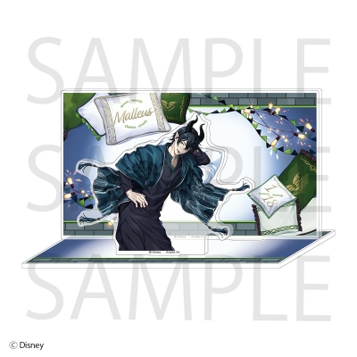 【グッズ-スタンドポップ】ディズニー ツイステッドワンダーランド ジオラマアクリルスタンド(くつろぎマイルームver.) マレウス・ドラコニア