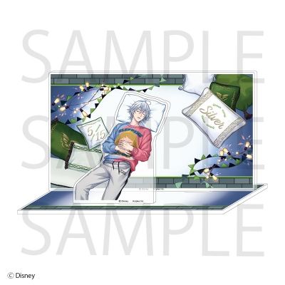【グッズ-スタンドポップ】ディズニー ツイステッドワンダーランド ジオラマアクリルスタンド(くつろぎマイルームver.) シルバー