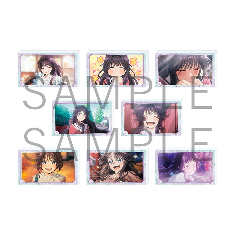 [Goodies - Ornaments] Scented Flowers Bloom in Dignity Random Mini Acrylic Blocks (8 types in total)