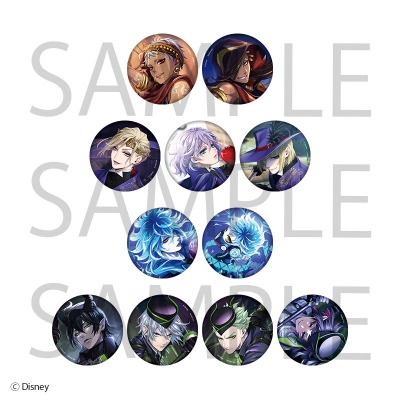 【グッズ-バッチ】ディズニー ツイステッドワンダーランド 缶バッジコレクションvol.2