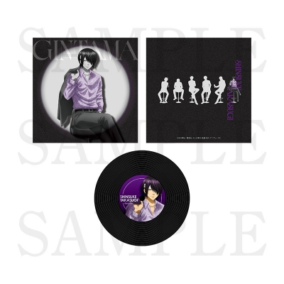 【グッズ-コースター】銀魂. レコード風コースター 高杉晋助