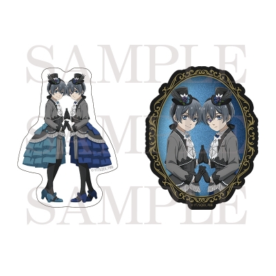 【グッズ-ステッカー】アニメ「黒執事 -緑の魔女編-」 ダイカットステッカーセット シエル・ファントムハイヴ&もう一人のシエル・ファントムハイヴ(深層心理世界)