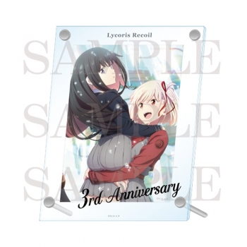 グッズ-フォトフレーム】リコリス・リコイル イラストシート付アクリル 