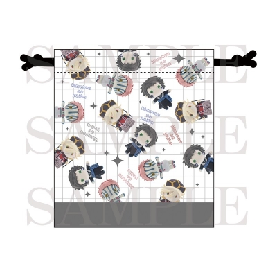 【グッズ-巾着】鬼滅の刃 ゆらふわふぉと 巾着 B