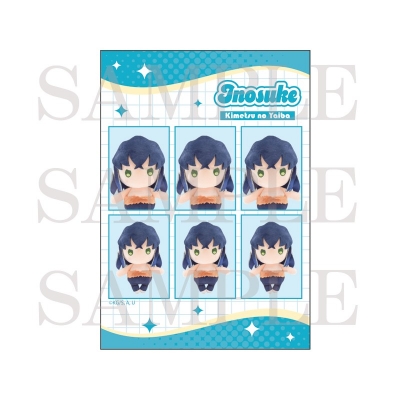 【グッズ-ブロマイド】鬼滅の刃 ゆらふわふぉと 証明写真風ブロマイド 嘴平伊之助