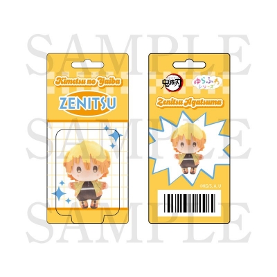 【グッズ-チャーム】鬼滅の刃 ゆらふわふぉと ブリスター風アクリルチャーム 我妻善逸