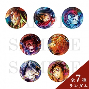 グッズ-バッチ】アニメ「鬼滅の刃」 ランダムホログラム缶バッジ 全7種 