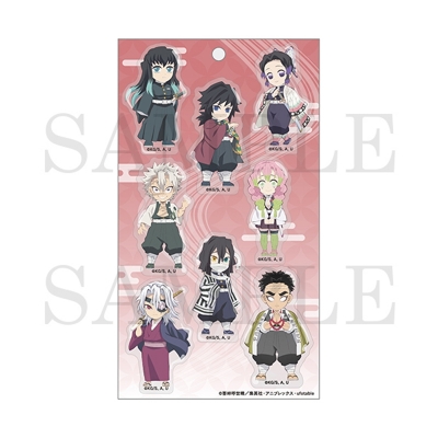 【グッズ-ステッカー】アニメ「鬼滅の刃」 デフォルメぷっくらステッカー 集合B