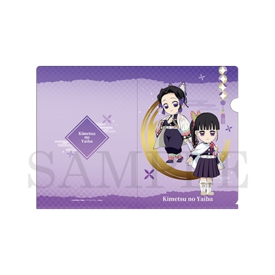 【グッズ-クリアファイル】アニメ「鬼滅の刃」 デフォルメミニクリアファイル 栗花落カナヲ&胡蝶しのぶ