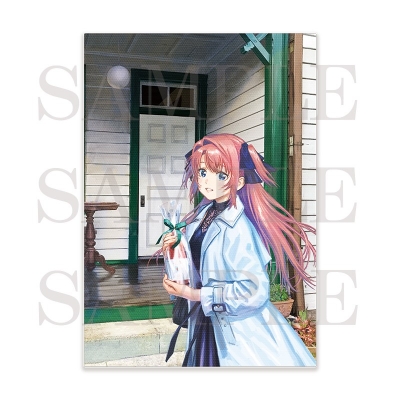【グッズ-置きもの】上伊那ぼたん、酔へる姿は百合の花 キャンバスアート 上伊那ぼたん