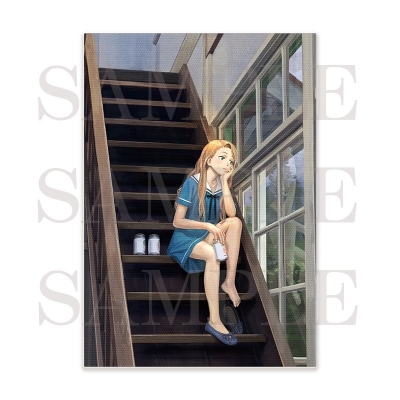 【グッズ-置きもの】上伊那ぼたん、酔へる姿は百合の花 キャンバスアート 北杜やえか