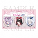 【グッズ-バッチ】NEEDY GIRL OVERDOSE ハート型缶バッジ3個セットの画像