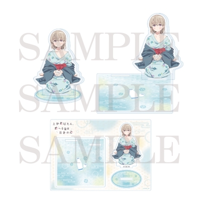 【グッズ-コースター】上伊那ぼたん、酔へる姿は百合の花 アクリルスタンドコースター 砺波いぶき