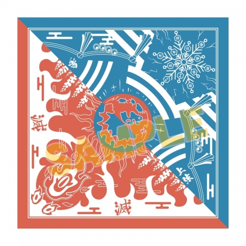 グッズ バンダナ 鬼滅の刃 バンダナ B アニメイト