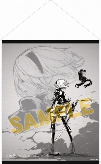 グッズ-タペストリー】NieR:Automata B2タペストリー（2B＆ポッド 