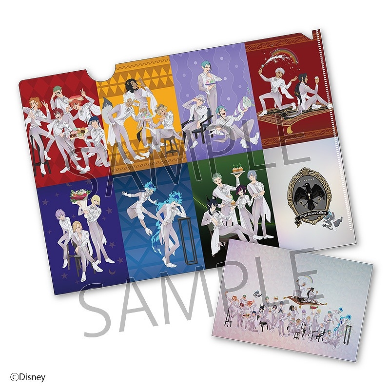 【グッズ-セットもの】『ディズニー ツイステッドワンダーランド』 クリアファイル＋ポストカードセット（D100アートver.）