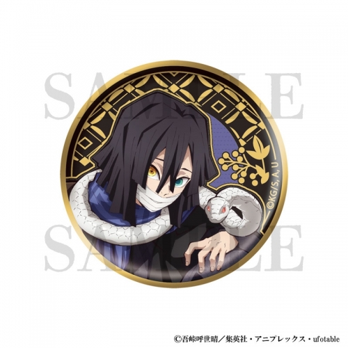 グッズ-バッチ】アニメ「鬼滅の刃」 レリーフメタル缶バッジ 全6種 
