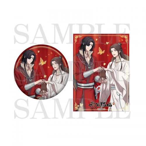 グッズ-セットもの】天官賜福 貮 缶バッジ&クリアカードセット 