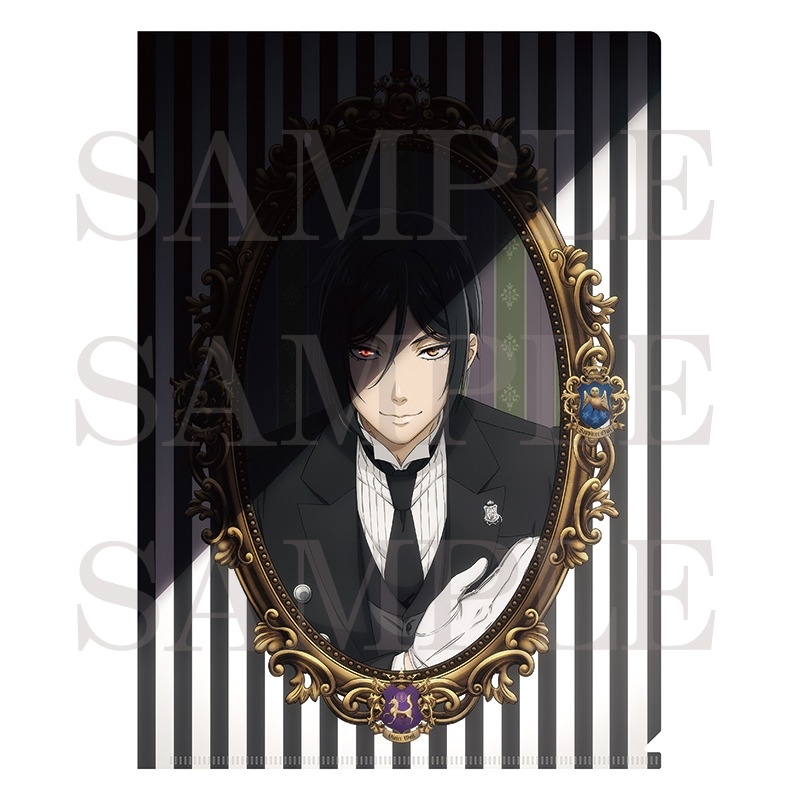 【グッズ-クリアファイル】TVアニメ「黒執事 -寄宿学校編-」 メタリッククリアファイル ウェルカムビジュアル セバスチャン・ミカエリス