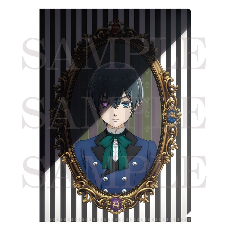 【グッズ-クリアファイル】TVアニメ「黒執事 -寄宿学校編-」 メタリッククリアファイル ウェルカムビジュアル シエル・ファントムハイヴ