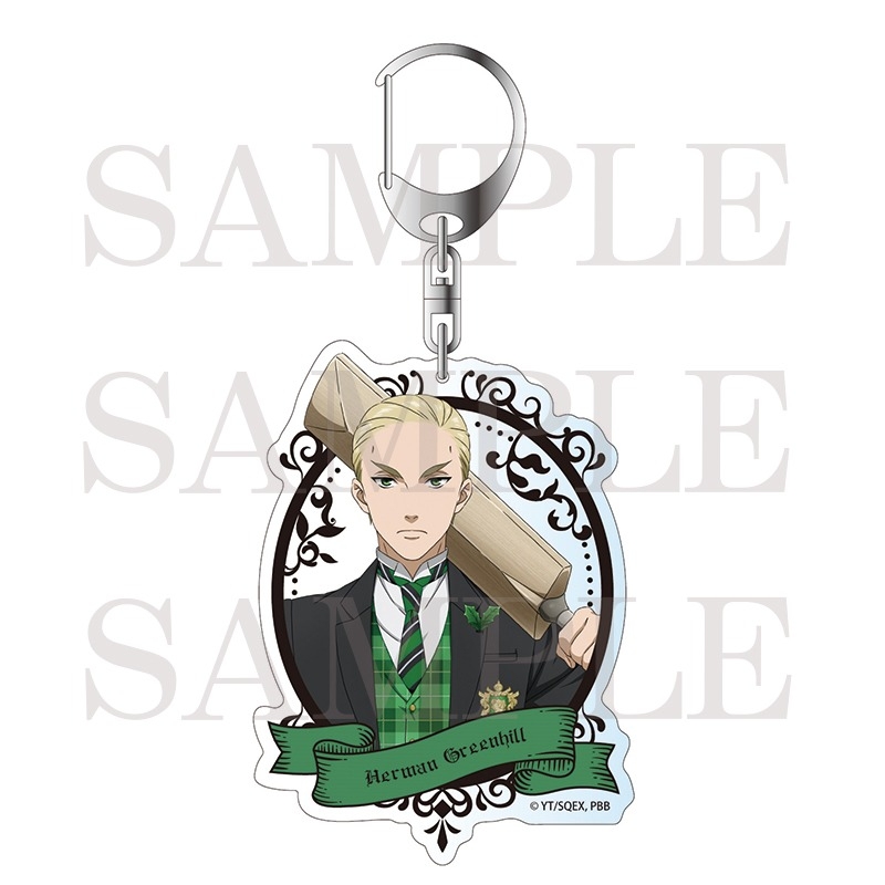 【グッズ-チャーム】TVアニメ「黒執事 -寄宿学校編-」 アクリルチャーム ハーマン・グリーンヒル