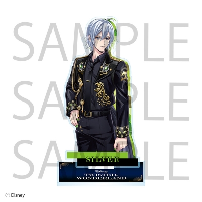 【グッズ-スタンドポップ】ディズニー ツイステッドワンダーランド アクリルスタンド シルバー