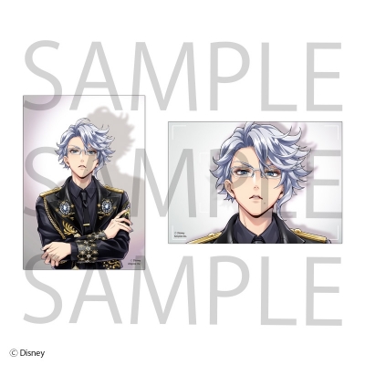 【グッズ-ポートレート】ディズニー ツイステッドワンダーランド ポートレイト(2枚入り) アズール・アーシェングロット